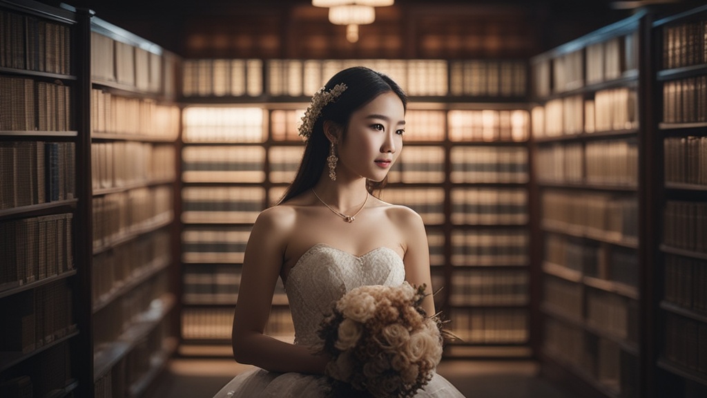图书馆里的恋曲，共绘婚姻新篇章