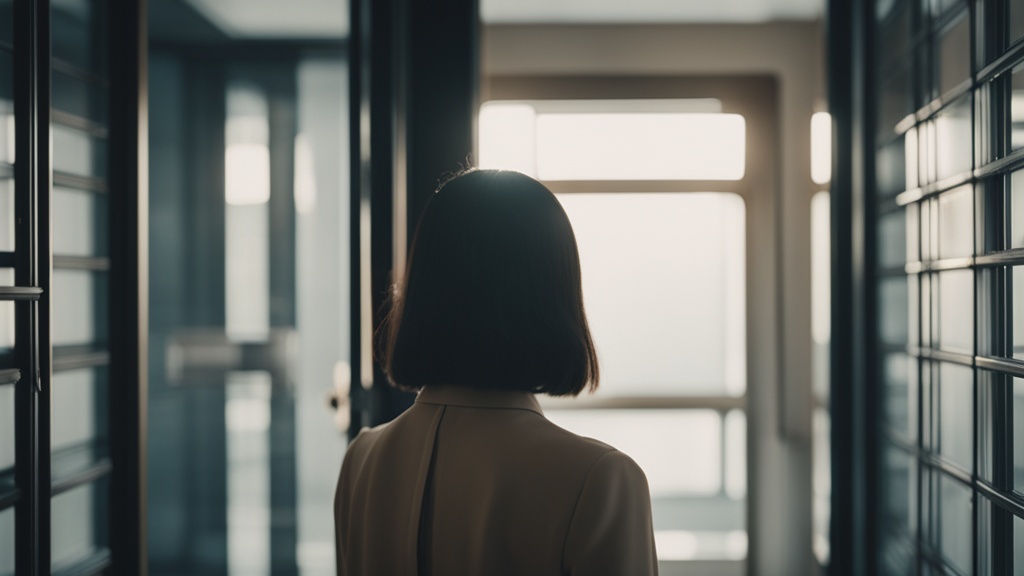 门锁轻启,爱意绵绵的办公室恋曲
