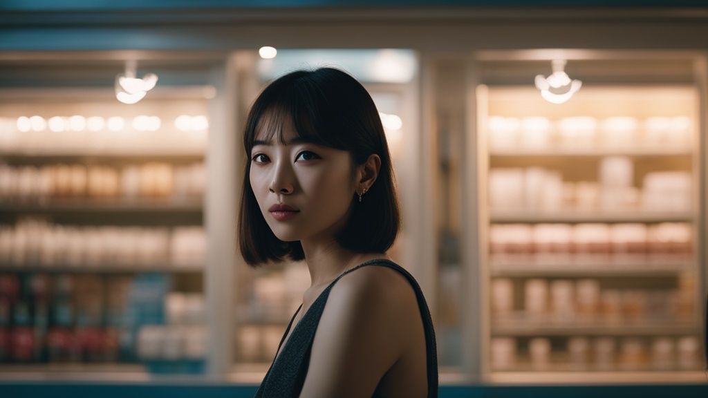 药店外的温柔邂逅，恋曲轻扬