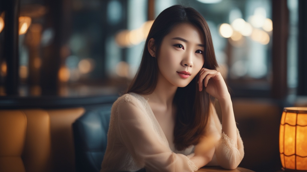 咖啡馆雅座里的温馨时光