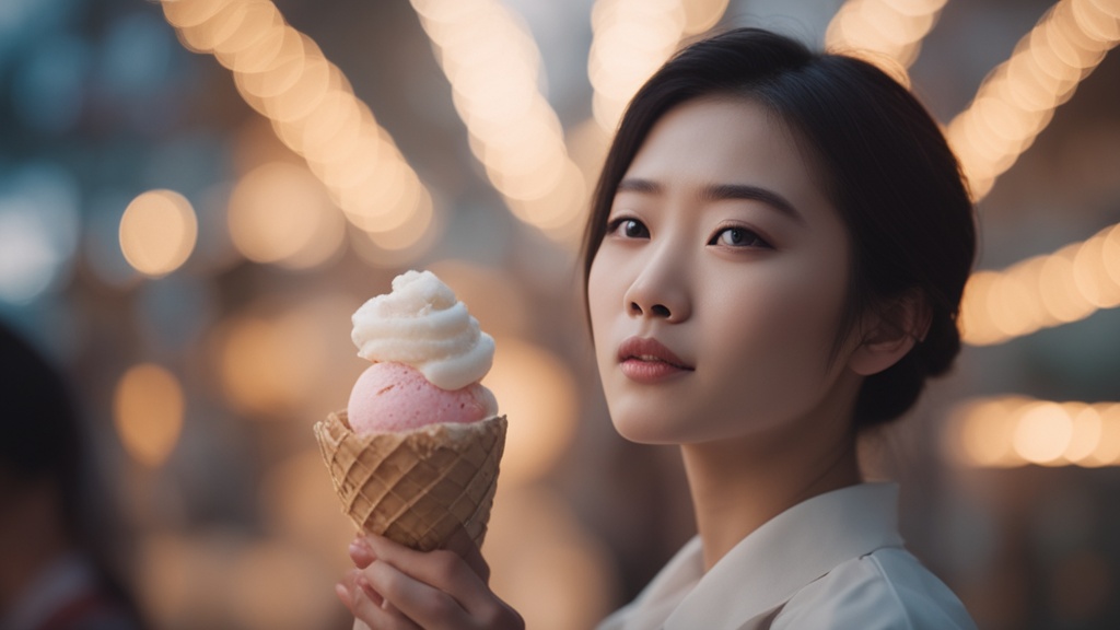 恋爱里的甜蜜冰淇淋时光