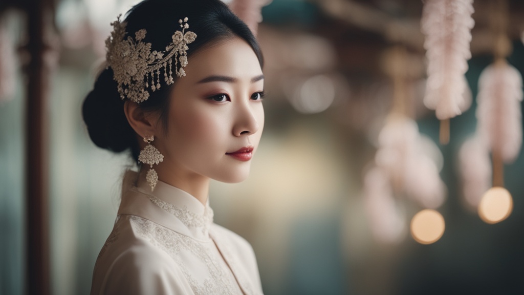 爱如细丝，编织婚礼帽下的柔情