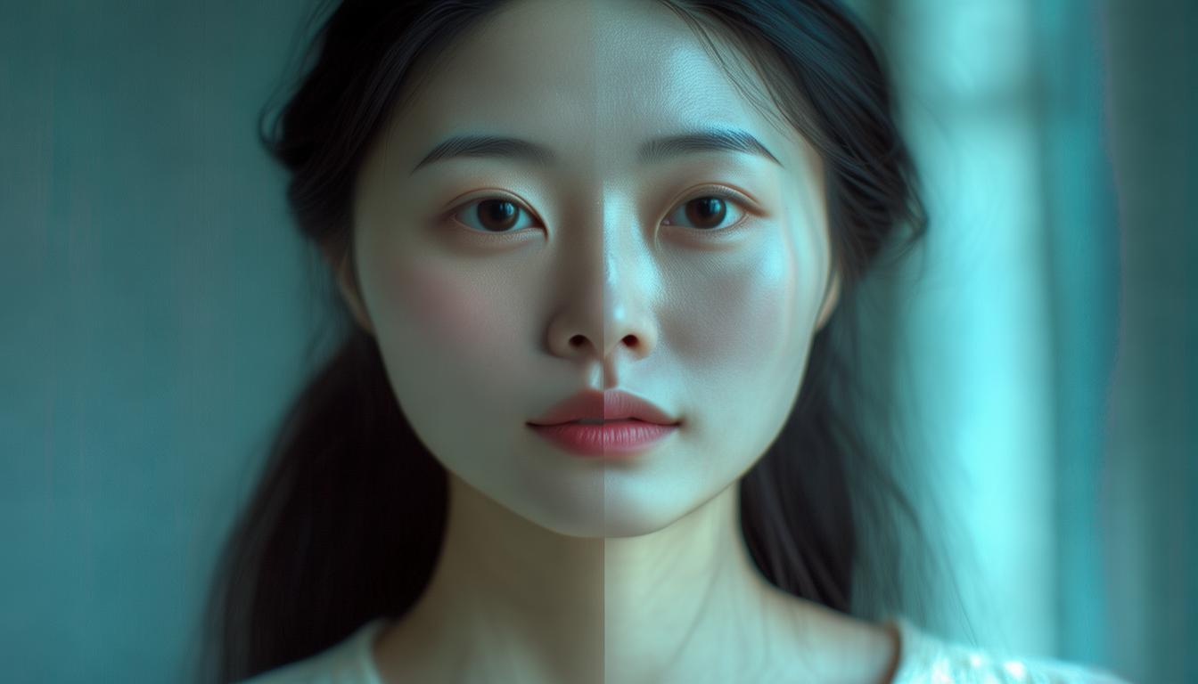 已婚之心，何问新女友整容前后的变化？