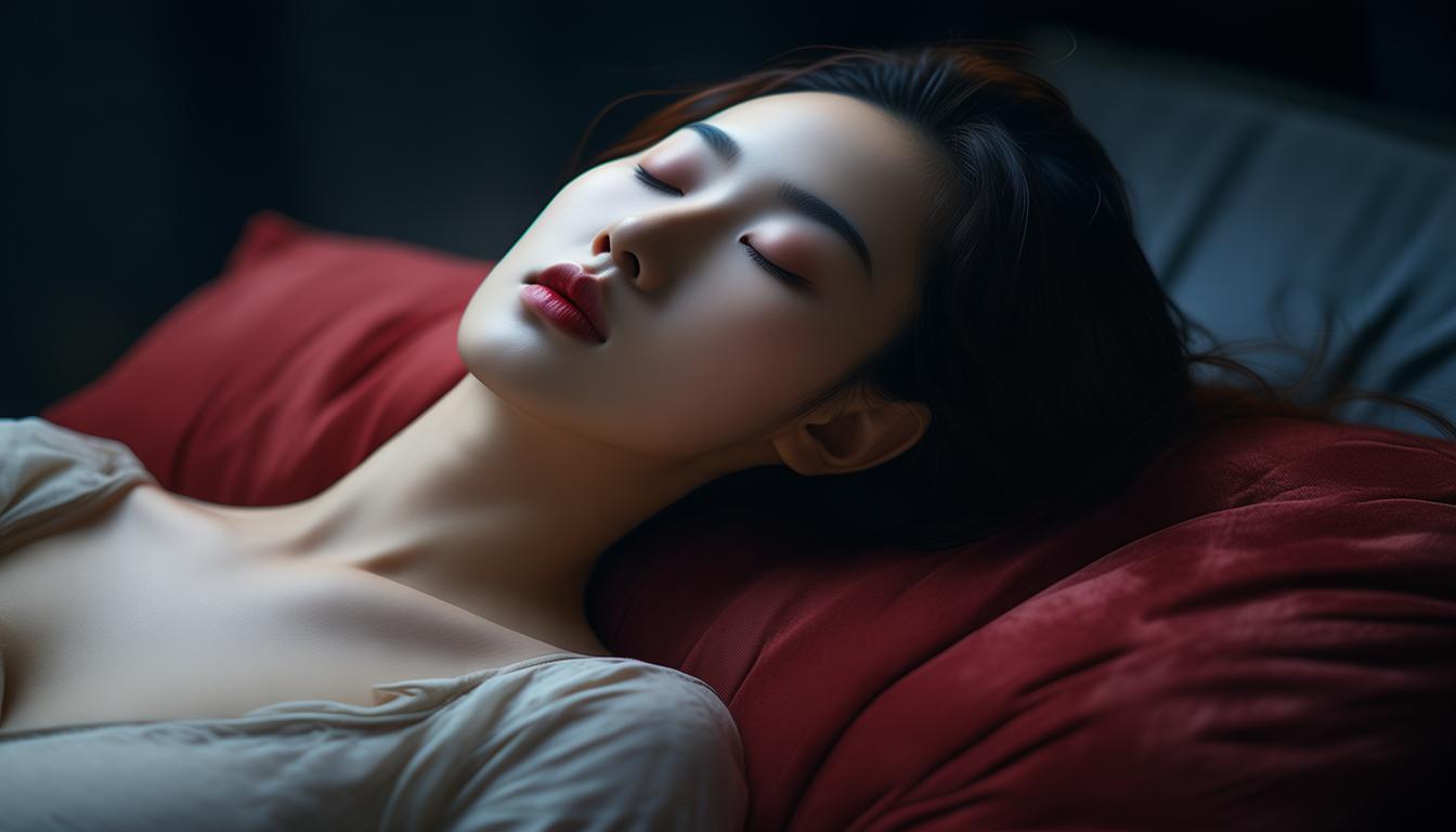 已婚之心，何解女友仰头睡觉之谜？
