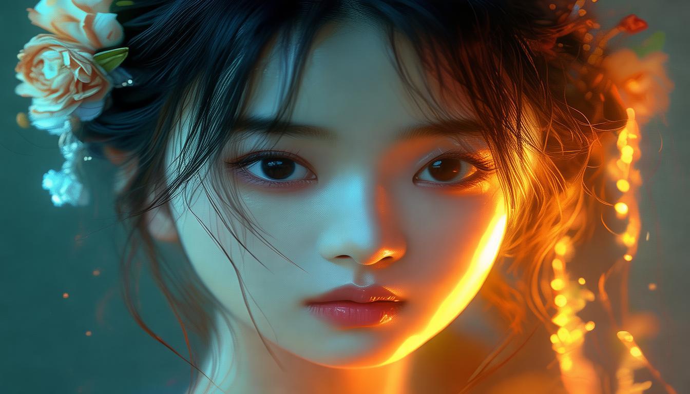 领花发簪赠予她，是否足以诉说我心？