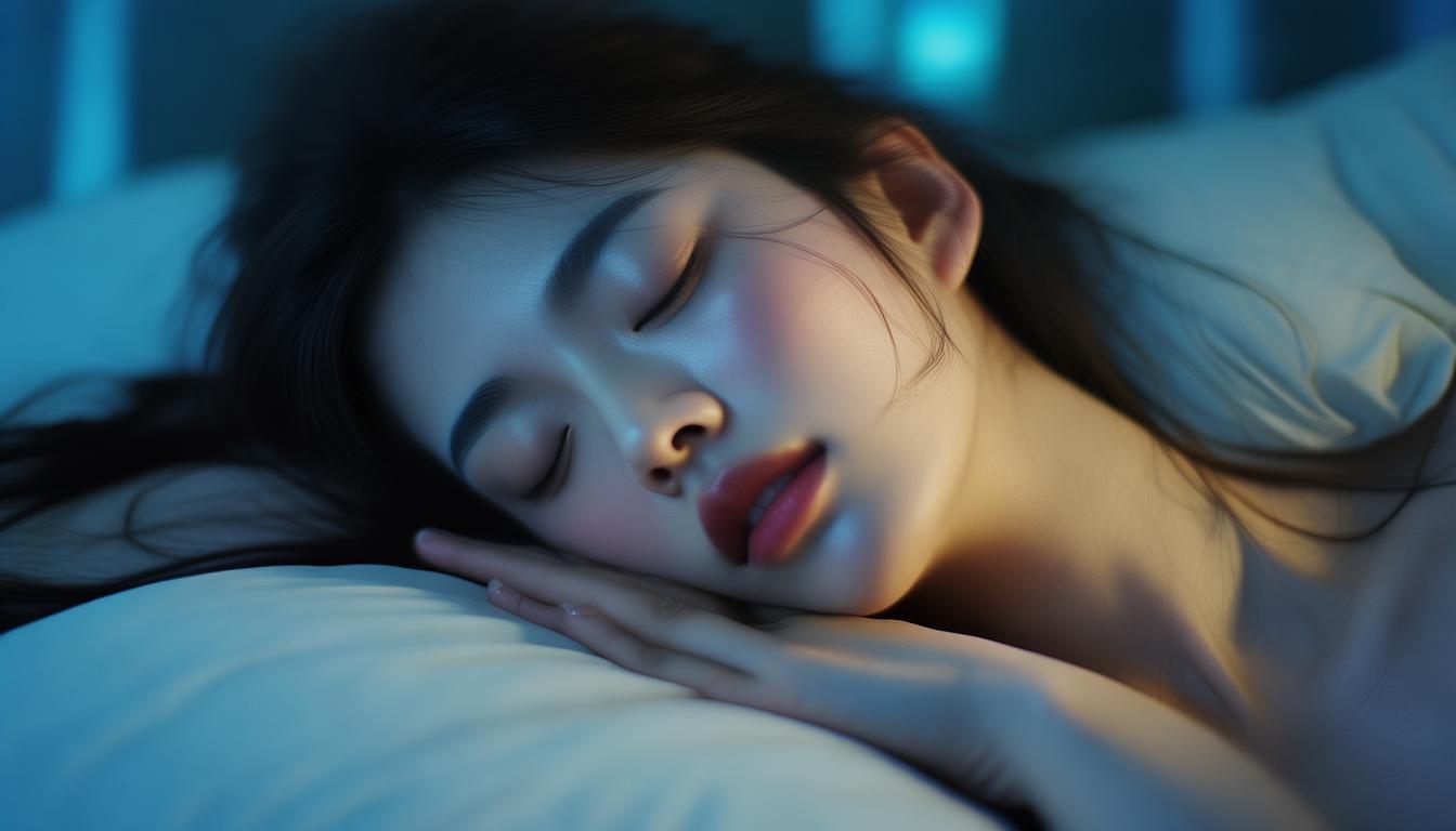 睡觉时轻抚男友鼻梁，这温柔举动背后藏着何意？
