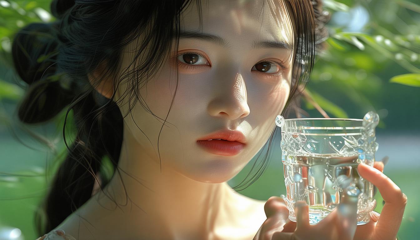 夏日里，她的水杯能否成为我情感的寄托？