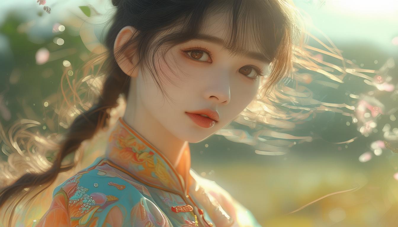 夏日微风里,她美甲轻扬,该穿何裳?