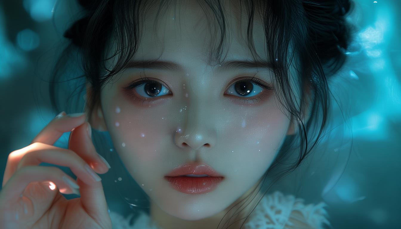 她指尖轻叩的密码，是青春未寄的诗笺吗？