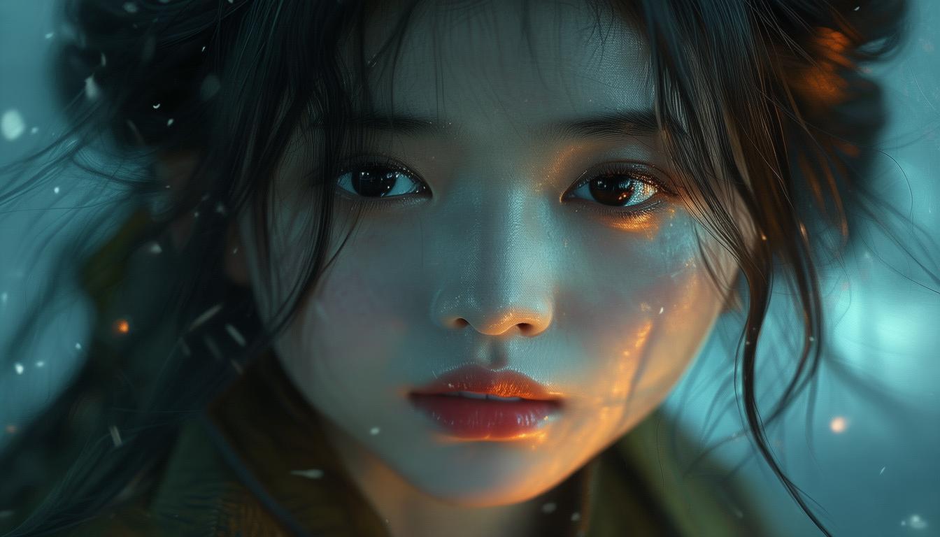 他凝视旧时光的眸光,是否该惊扰此刻的月光?