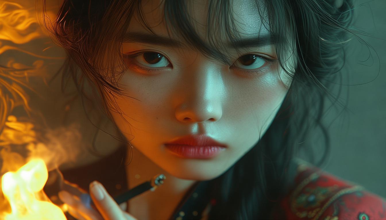 女友欲点烟，是叛逆还是心声暗藏？