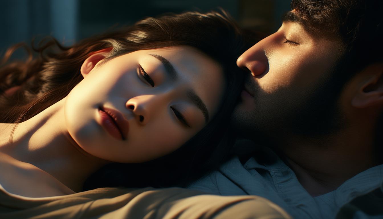 恋爱中男友背抱女友入眠，是甜蜜还是越界？