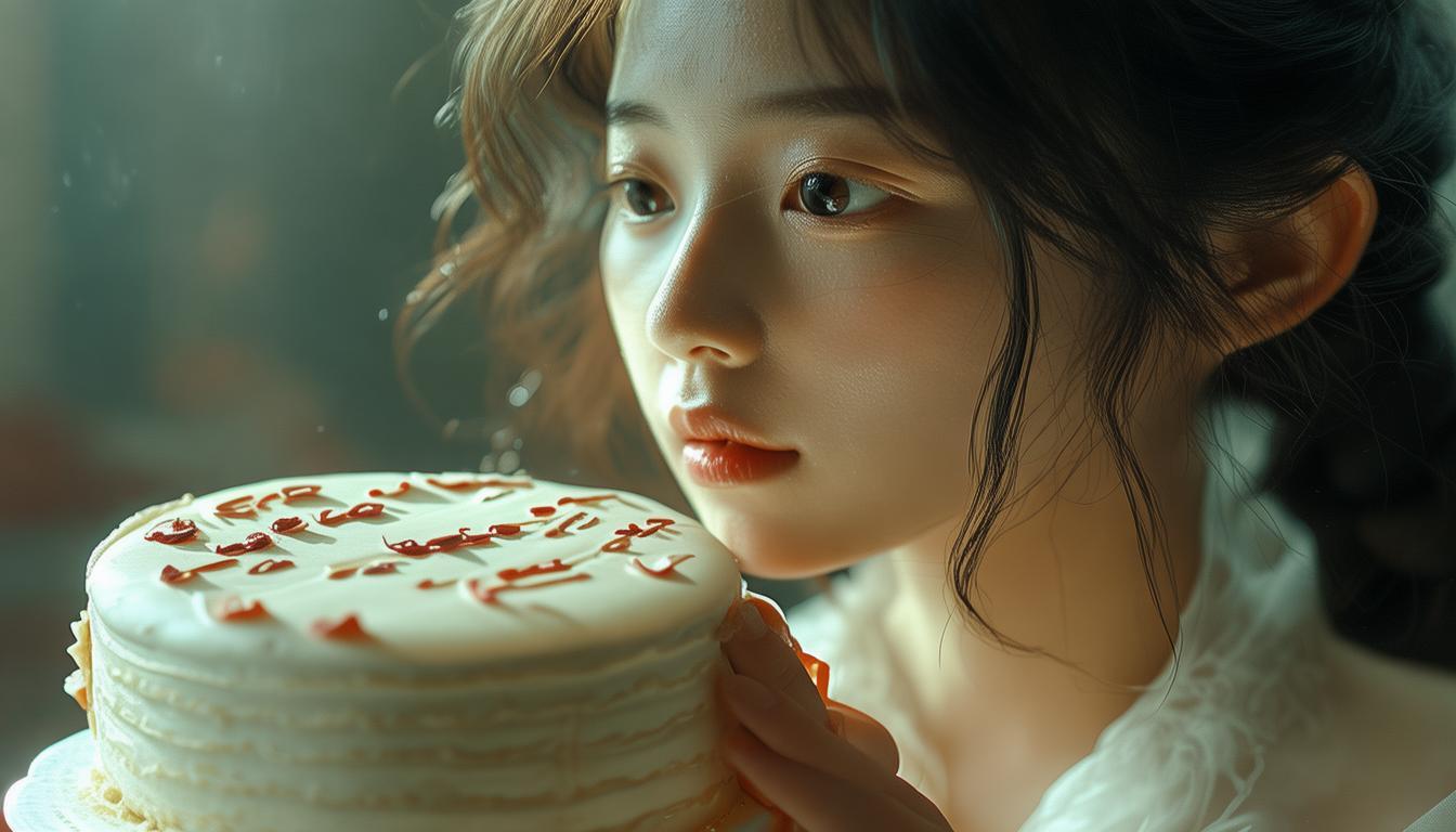 暗恋时光里，蛋糕该写何字寄深情？