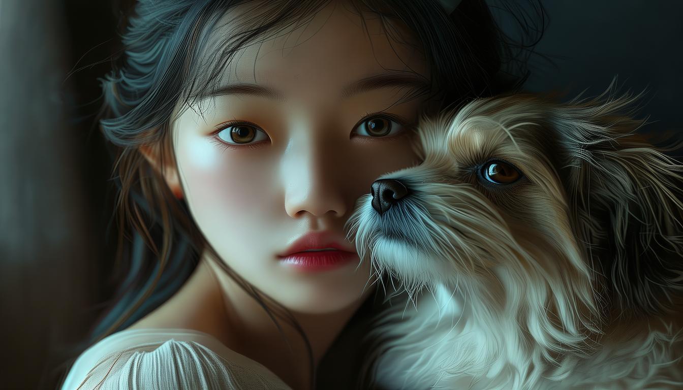 小狗凝望的温柔里藏着怎样的爹系深情？