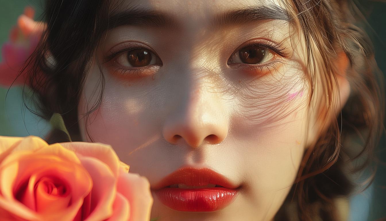 当玫瑰绽放在课桌旁，她会因这惊喜而笑靥如花吗？